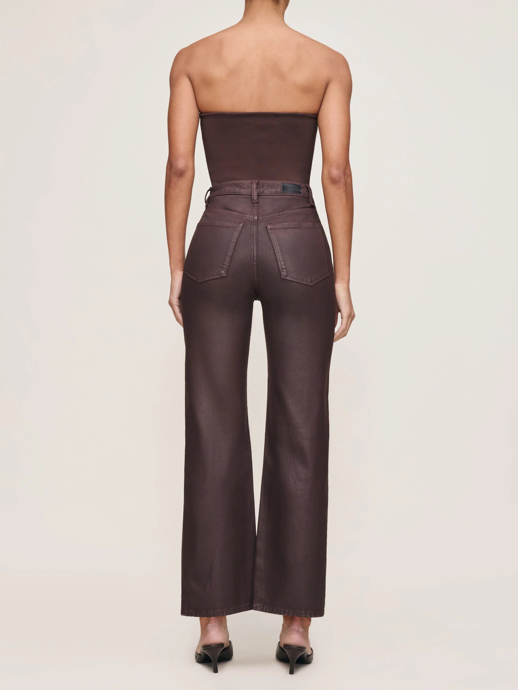 DL1961 Karmine Refined Wide Leg Jeans in Fig