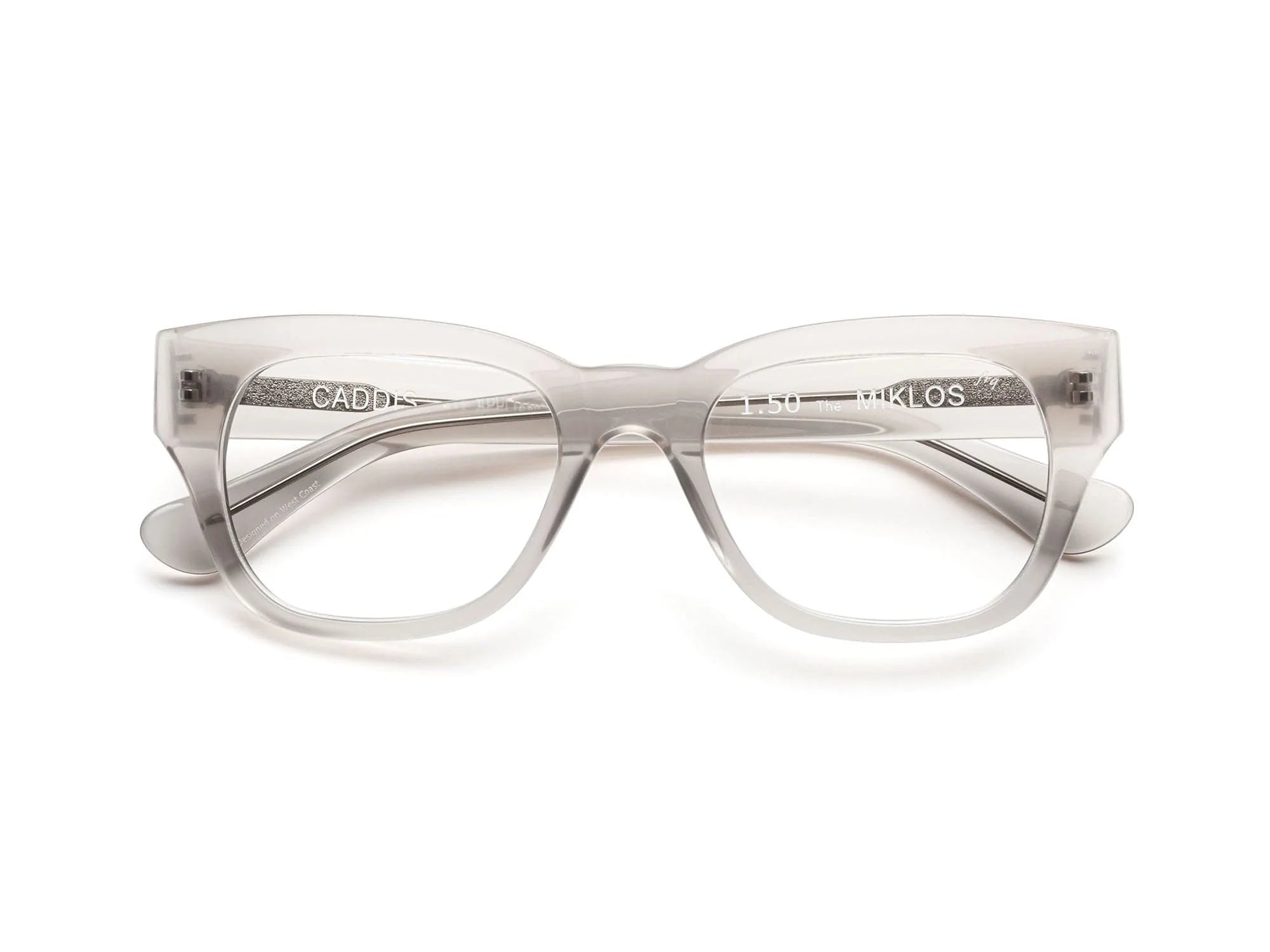 CADDIS Miklos Readers in Gainsboro Grey CADDIS Eyewear