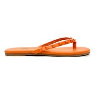 Yoshi Samra Rivington Stud Flip Flop in Apricot Shoe Yosi Samra