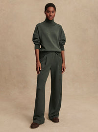 VARLEY Extra Wide Leg Pant in Olive Marl 32" Varley