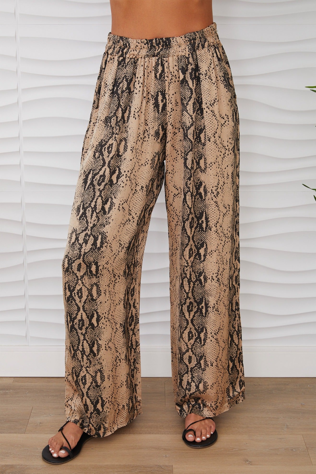 MILIO MILANO Silky Pants in Snake MILIO MILANO