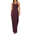 Aidan Mattox Bond Dress in Plum