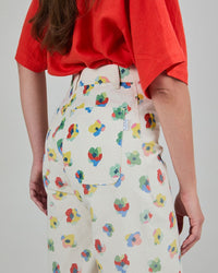 BRAVA Floral Straight Leg Pants