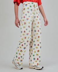 BRAVA Floral Straight Leg Pants