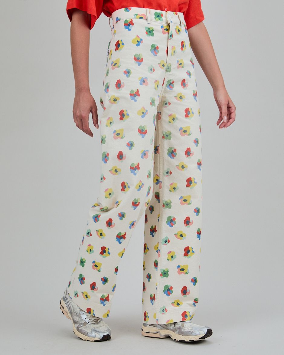 BRAVA Floral Straight Leg Pants