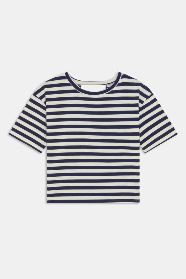 SUNCOO Matrilo Shirt in Navy Stripe