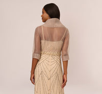 AP Champagne Organza Wrap