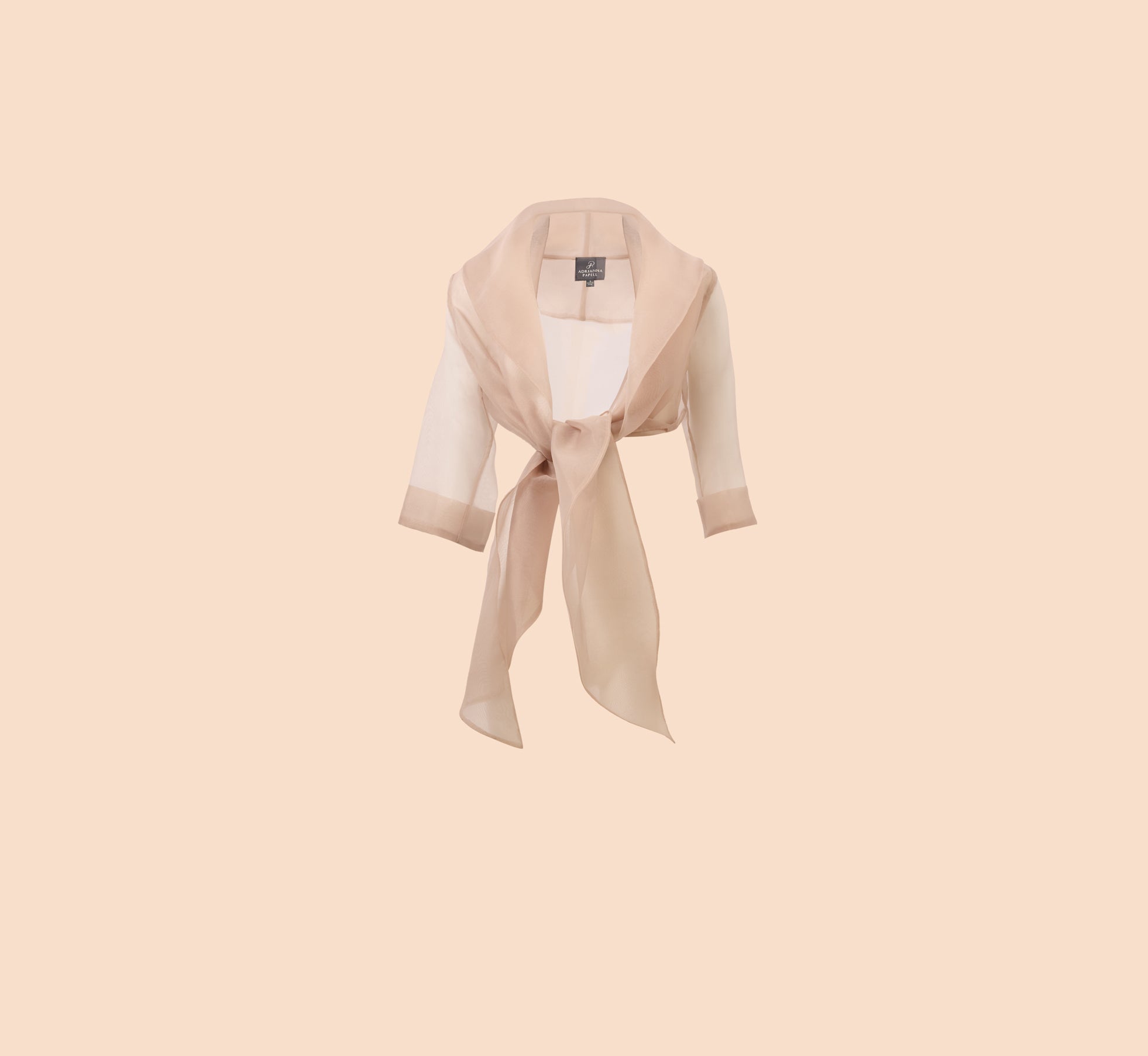 AP Champagne Organza Wrap