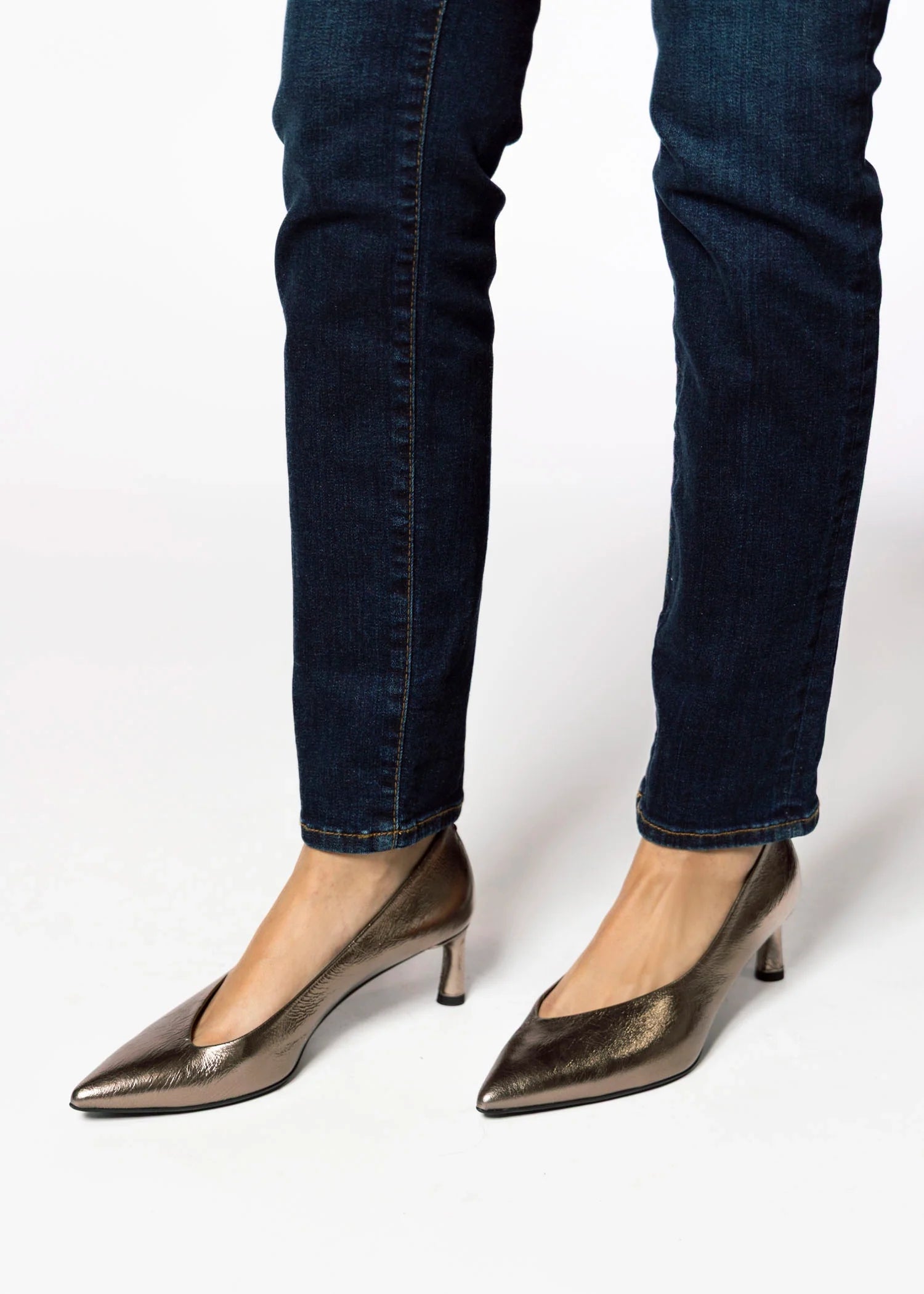 HALMANERA Scarpa Heel in Bronze