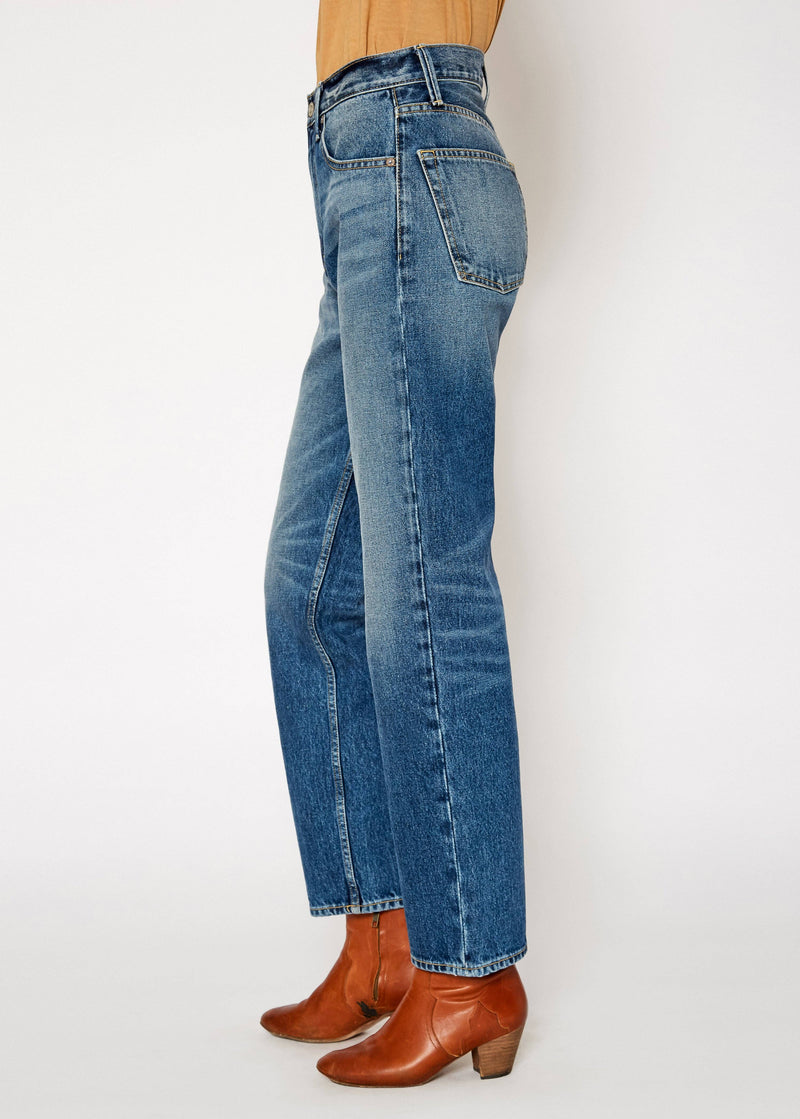 Slacker High Rise Relaxed Straight Jeans: Ten Sleep / 30 Noend Denim