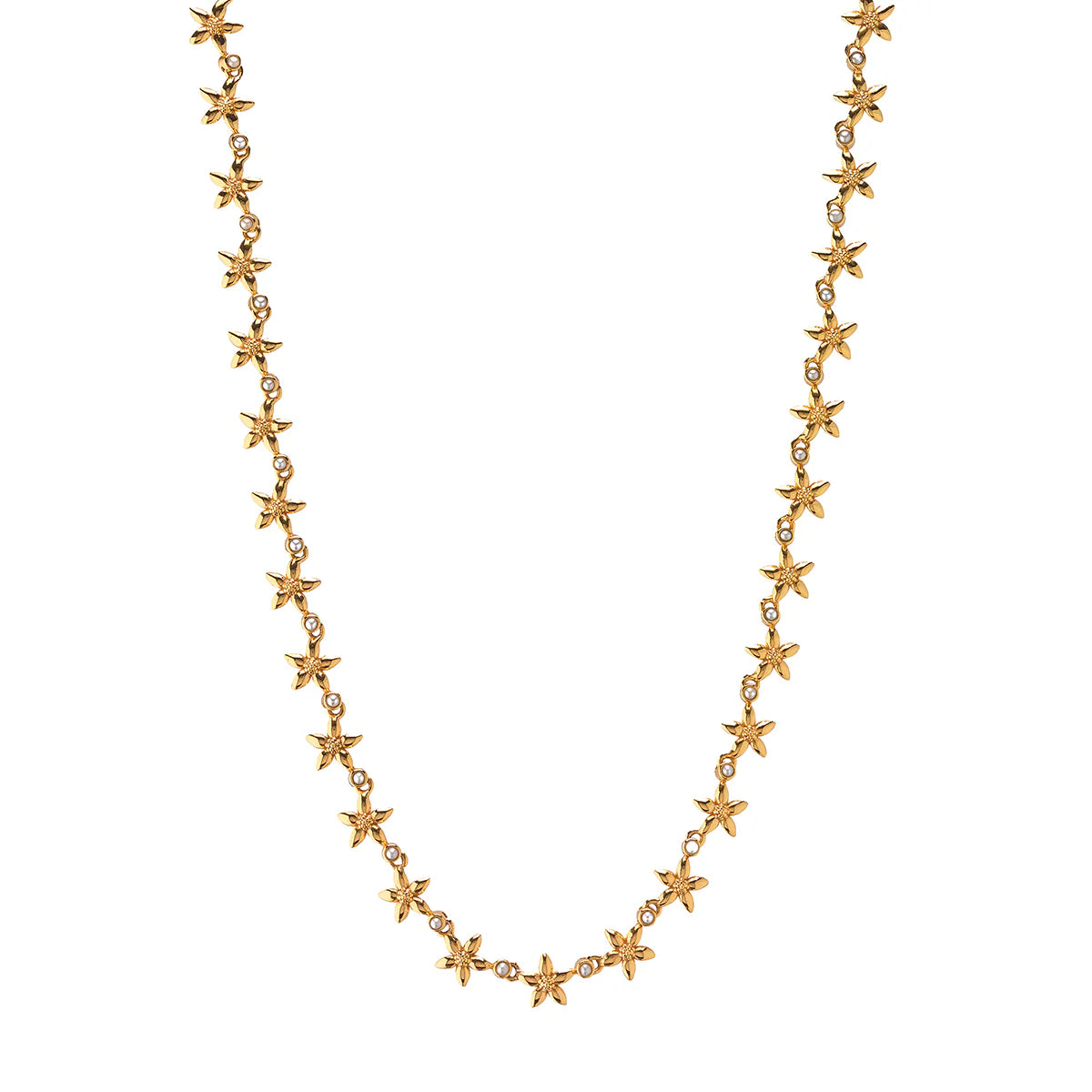 CDW Jasmine Necklace, 16"+2" ­ Pearl
