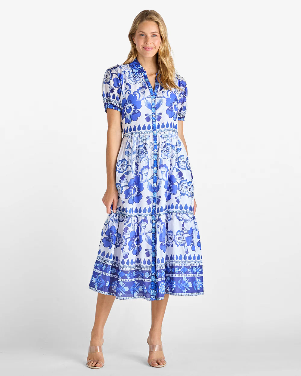 Jude Connallly Blue Floral Lois Dress