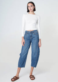 Ava Flutter Slung Fit Jeans - Pomona: Pomona / 29 Noend Denim