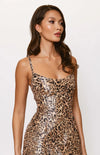 HUTCH Alma Dress in Leopard