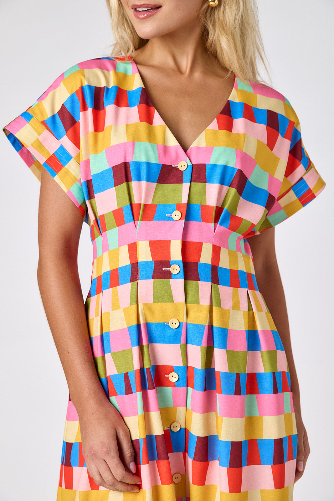 CROSBY Lennox Dress in Prism