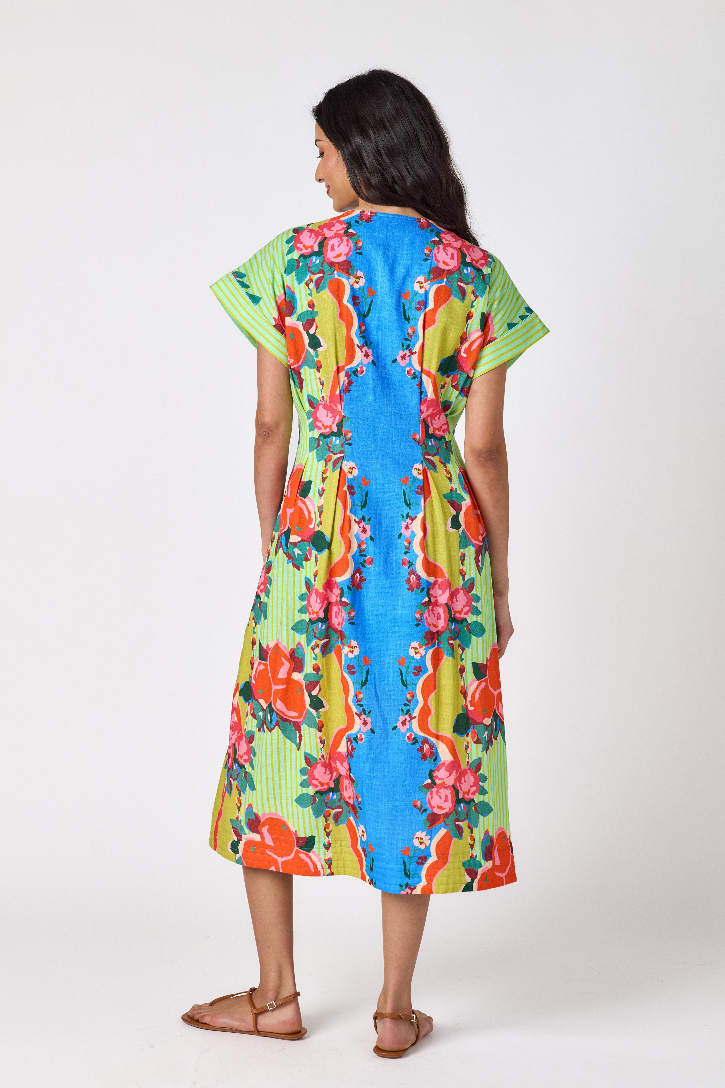 CROSBY Lennox Dress in Grove