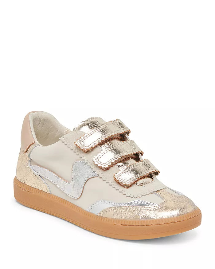 Dolce Vita Notice Velcro Sneaker in Metallic DOLCE VITA