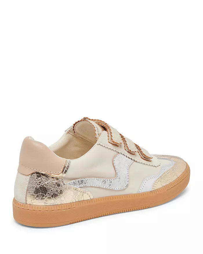 Dolce Vita Notice Velcro Sneaker in Metallic