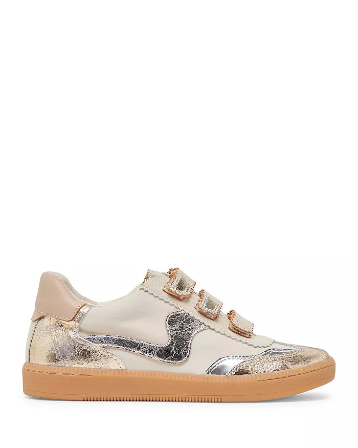 Dolce Vita Notice Velcro Sneaker in Metallic