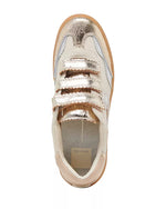 Dolce Vita Notice Velcro Sneaker in Metallic