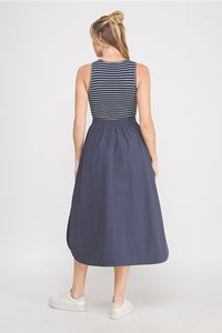 A&R Navy Stripe Dress
