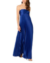 Aidan Mattox Pleated Gown in Rich Royal Blue Aidan Mattox