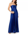 Aidan Mattox Pleated Gown in Rich Royal Blue Aidan Mattox