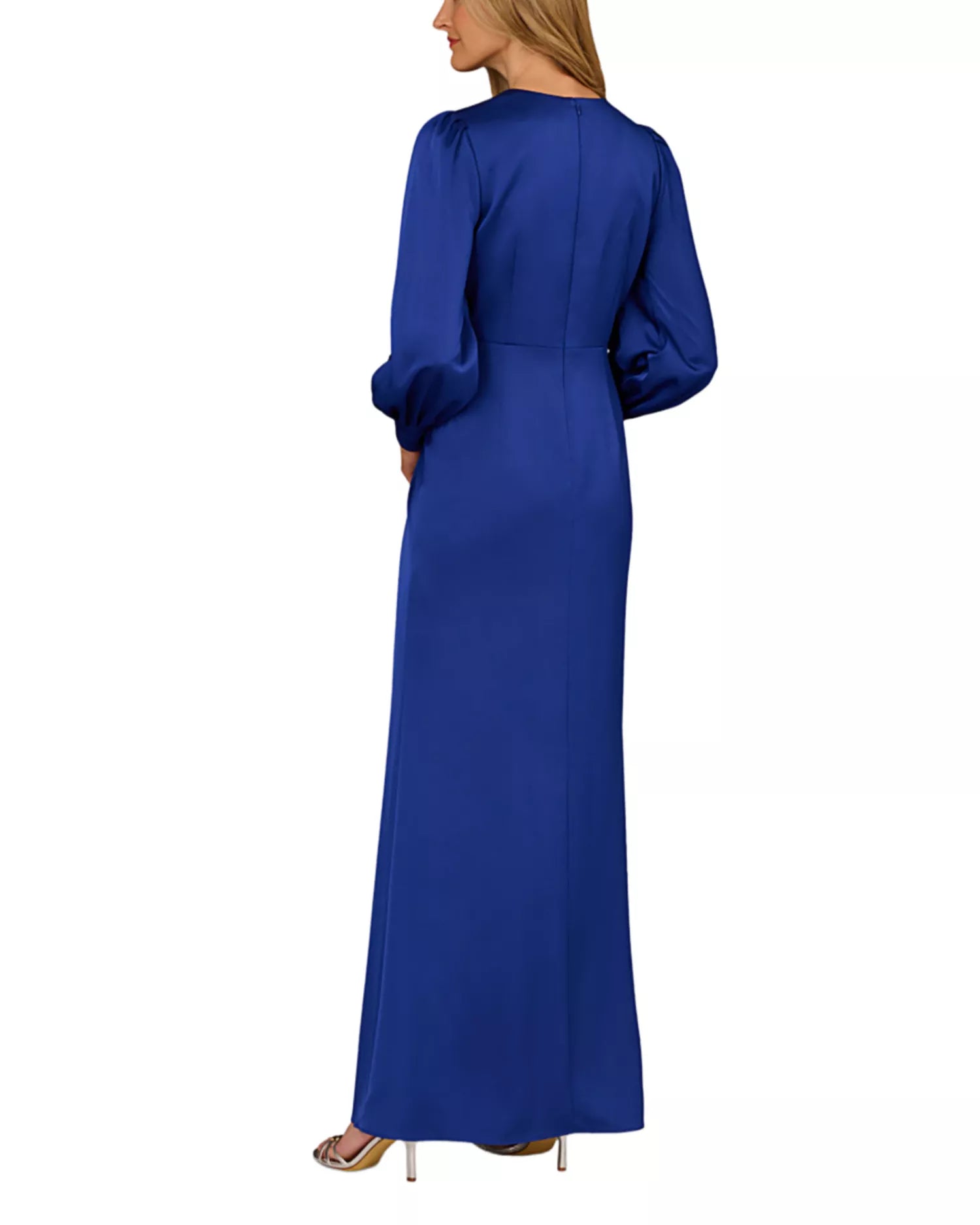 Aidan Maddox Royal Sapphire Evening Gown