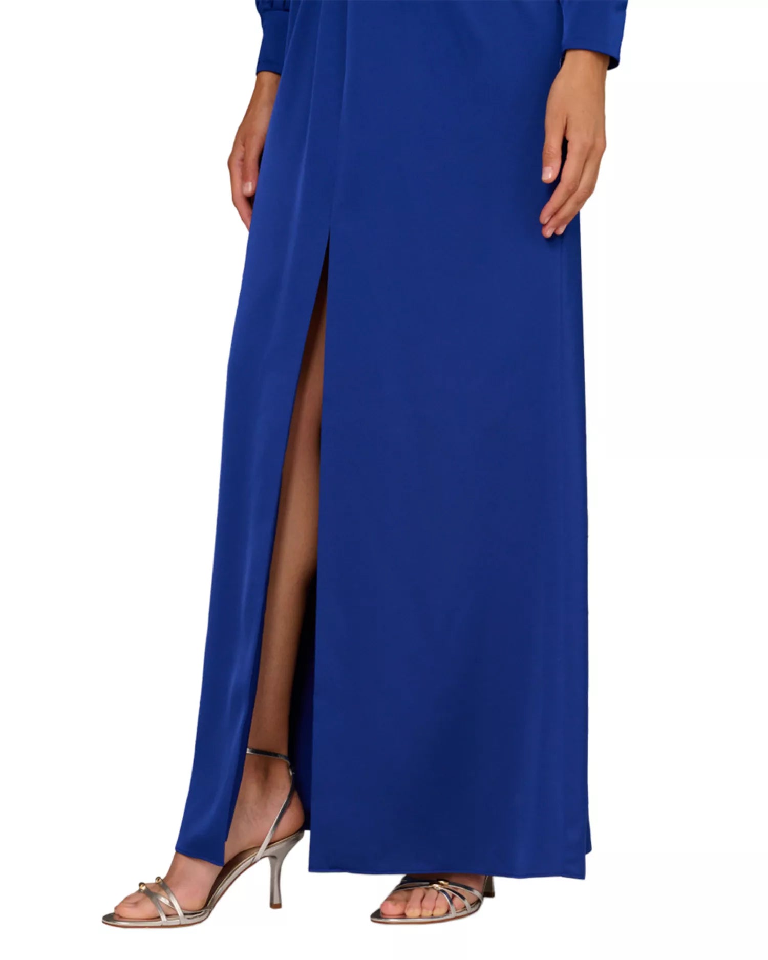Aidan Maddox Royal Sapphire Evening Gown