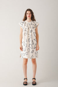 Prairie Underground Talk Talk Dress in Cream