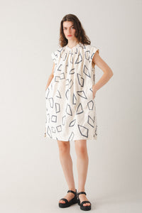 Prairie Underground Talk Talk Dress in Cream