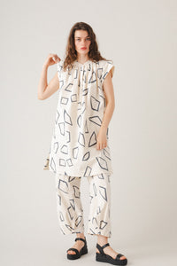 Prairie Underground Talk Talk Dress in Cream