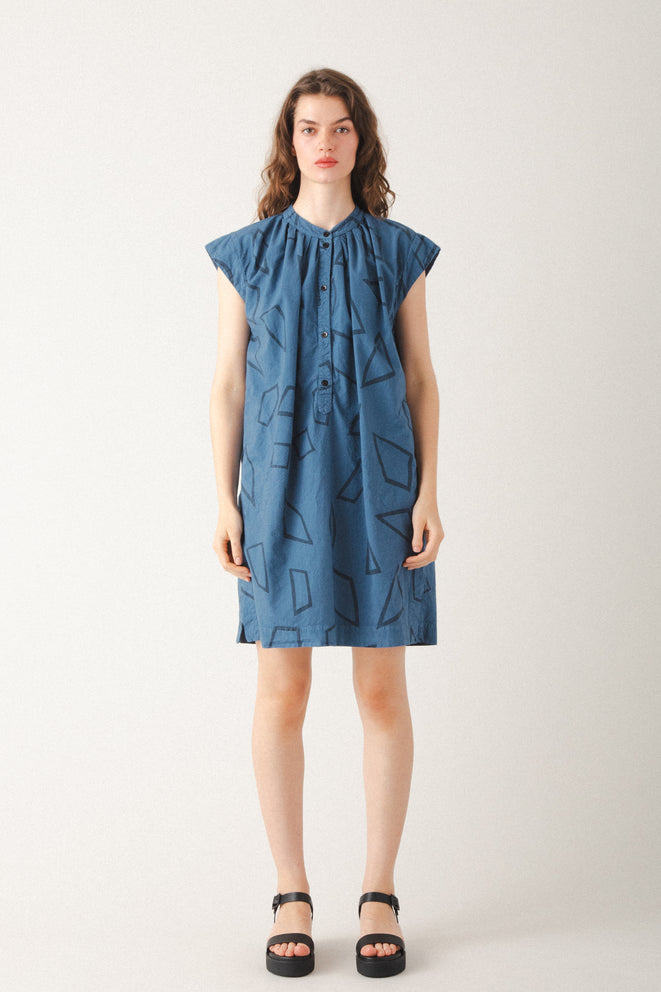 Prairie Underground Talk Talk Dress in Marine