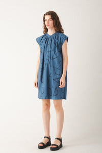 Prairie Underground Talk Talk Dress in Marine