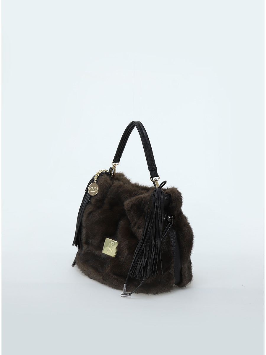 PHO FIRENZE Faux Fur Bag