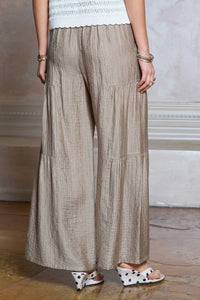 CA Wide Leg Pants-Dusty Sand