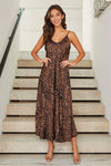Milio Milano Leopard Dress in Brown Milio Milano