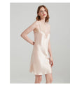 Silk Lace Slip: Champagne Medium Apparel & Accessories SaySilk™