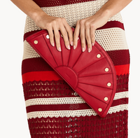 HAMMITT Shelley Clutch in Chili Red