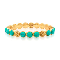 CDW Berry Gem Hinged Bangle ­ Turquoise