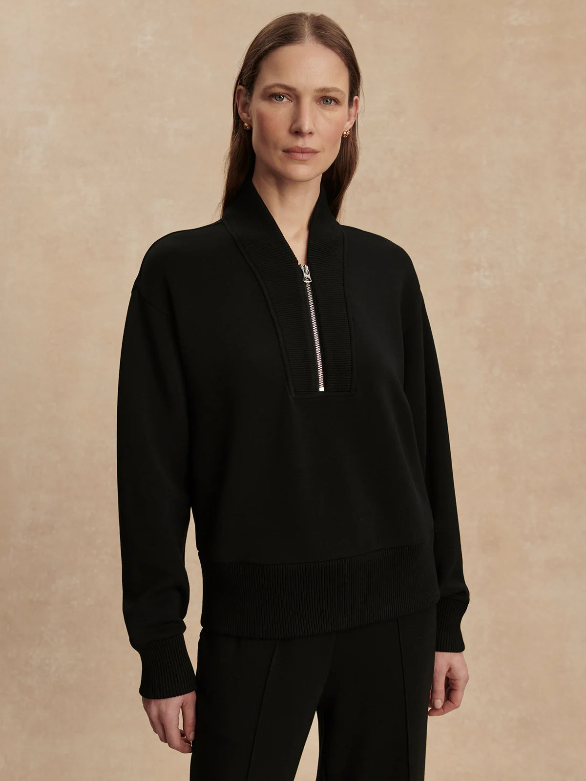 VARLEY Sally Half Zip Sweat - Black