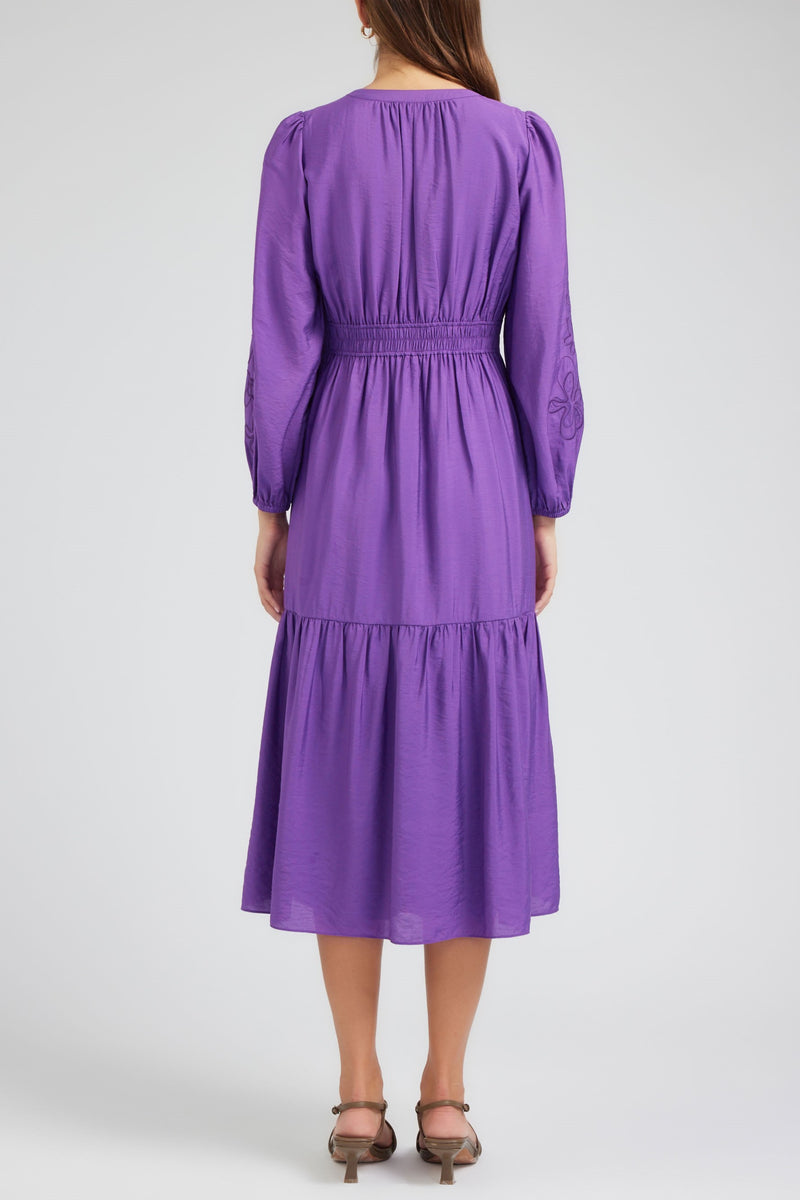 CA Plum Midi Dress