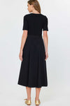 CA Black Belted Midi Dress