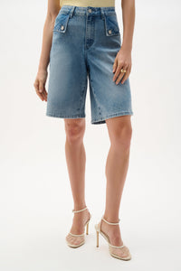 JR LDS Long Denim Short