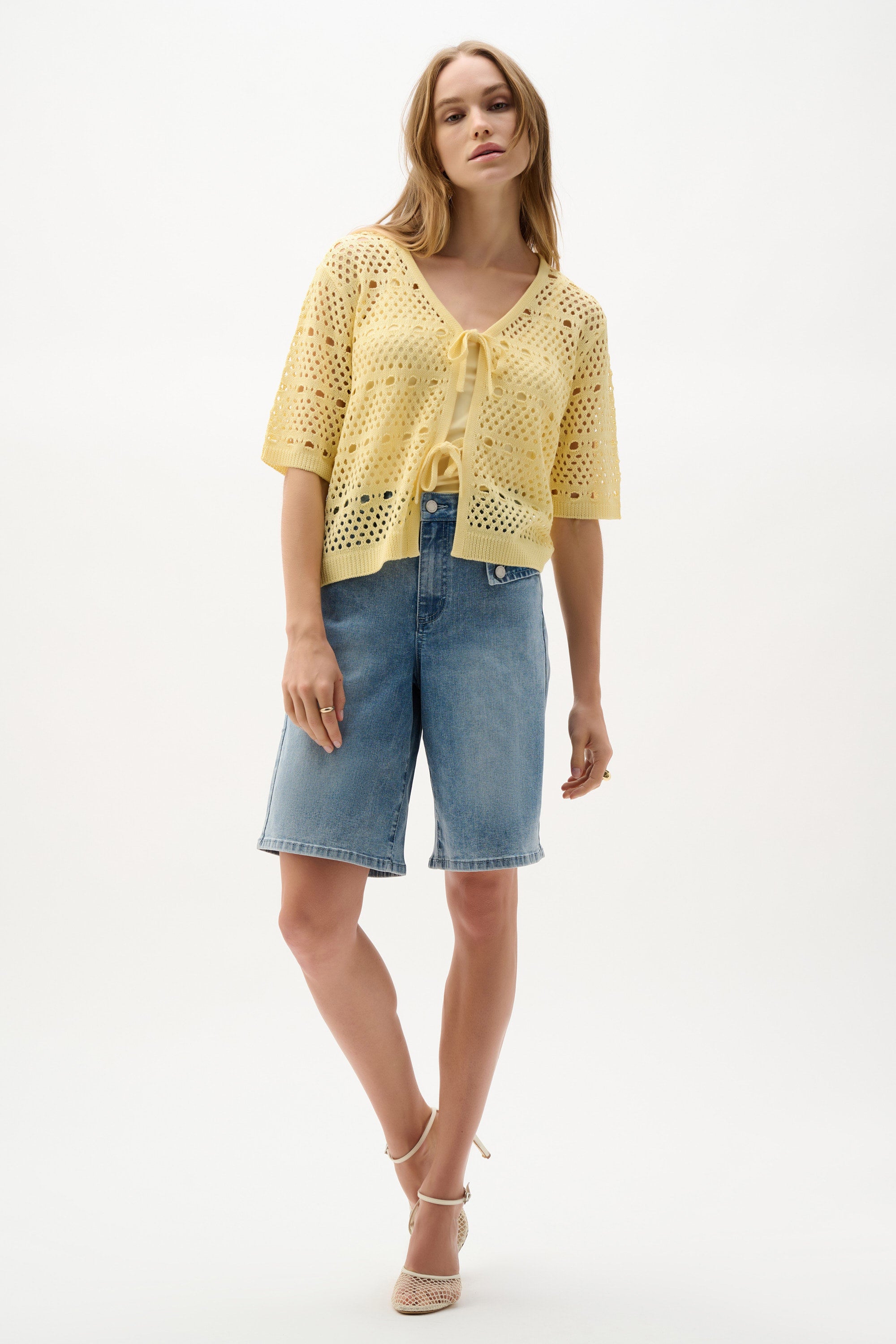 JR LDS Long Denim Short