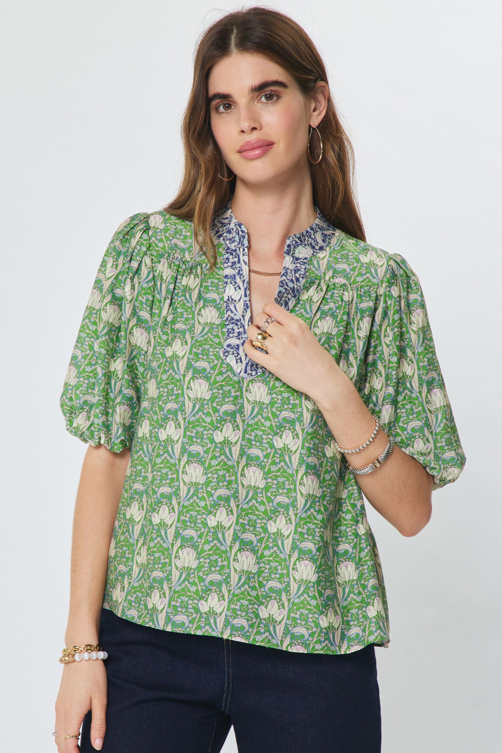 CA Shirt Green Multi