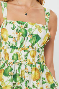 CA Lemon Midi Dress