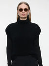 Jane Lushka Boucle Vest in Black