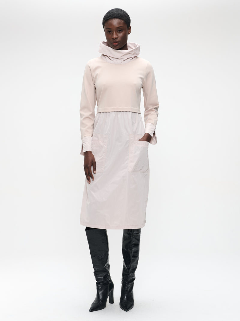 Jane Lushka Mixed Media Midi Dress Jane Lushka