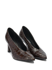 HALMANERA Scarpa Heel in Crocco